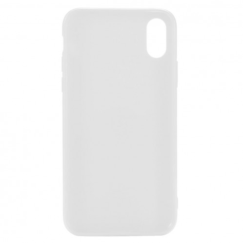 Etui TPU Candy Color pour iPhone XS Max (Blanc) SH318W1373-05