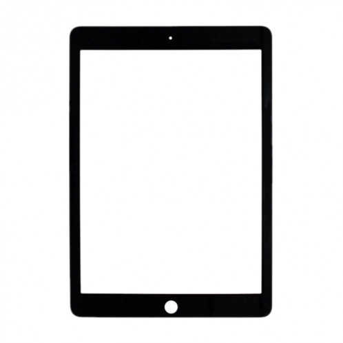 Lentille extérieure en verre de l'écran avant pour iPad Air 2 / A1567 / A1566 (blanc) SH080W1381-04