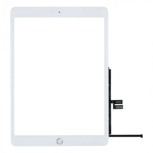 Panneau tactile avec bouton de maison pour iPad 10.2 (2019) / 10.2 (2020) A2197 A2198 A2270 A2428 A2429 A2430 (Blanc) SH125W179-05