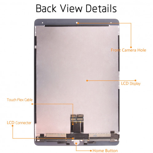 Ecran LCD et ensemble de numérisation complet pour iPad Pro 10,5 pouces A1709 A1701 (Noir) SH106B231-05