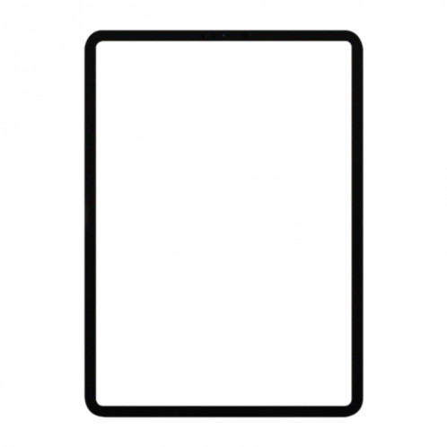Lentille en verre extérieur à l'écran avant pour iPad Pro 11 (2021) A2301 A2459 A2460 (Noir) SH336B505-04