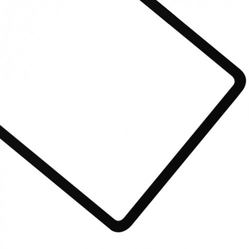 Lentille en verre extérieur à l'écran avant pour iPad Pro 12.9 pouces (2021) A2378 A2461 A2379 (Noir) SH359B1276-05