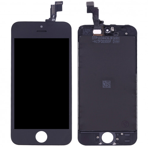 iPartsAcheter 3 en 1 pour iPhone SE (LCD + Cadre + Touch Pad) Digitizer Assemblée (Noir) SI001B333-07