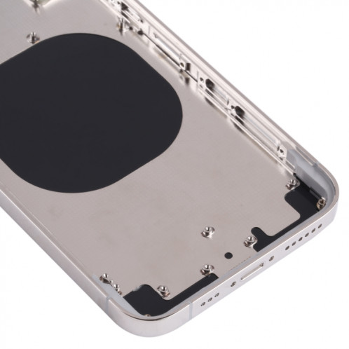 Couvercle de boîtier arrière avec apparence imitation d'IP13 Pro pour iPhone X (blanc) SH66WL165-07