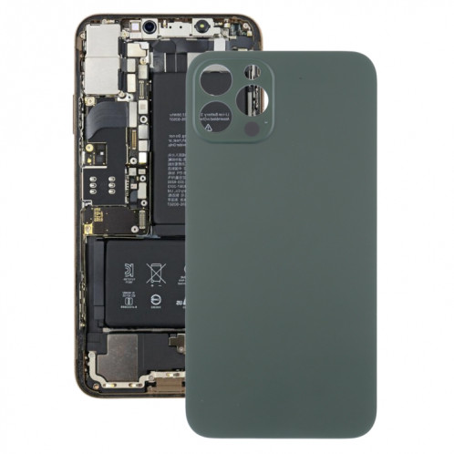 Couverture en verre avec apparence imitation d'IP13 Pro pour iPhone X (vert) SH69GL705-07