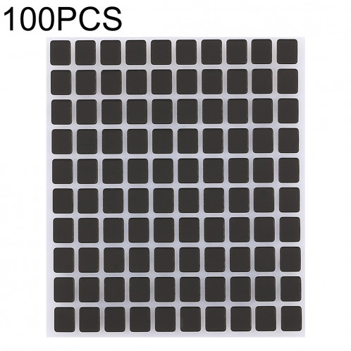 100 PCS écran noir autocollants pour iPhone X SH05361425-03