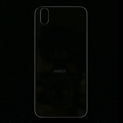 iPartsAcheter pour iPhone X Couverture de batterie en verre (transparent) SI033T674-05