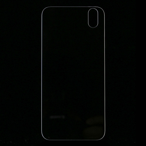 iPartsAcheter pour iPhone X Couverture de batterie en verre (transparent) SI033T674-05