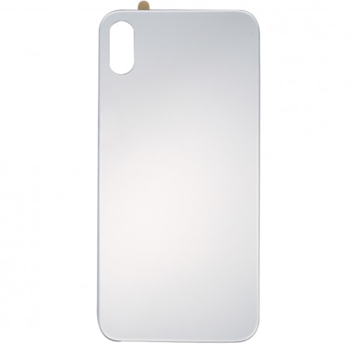 iPartsAcheter pour iPhone X Verre Miroir Surface Batterie Couverture Arrière (Argent) SI66SL306-06