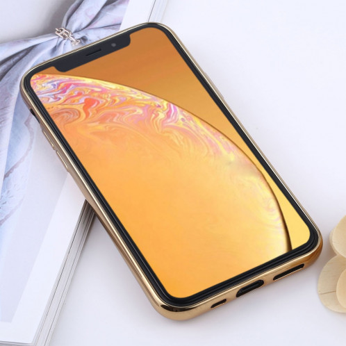 TPU Transparent Etui de protection pour téléphone portable étanche et étanche à l'eau pour iPhone 11 Pro (2019) (Or) SH010J854-03