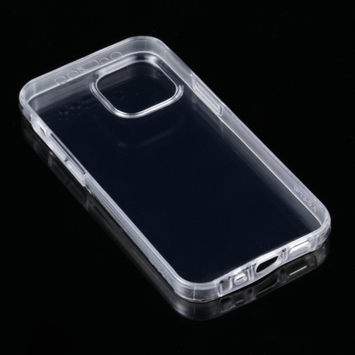 PC + TPU Ultra-mince Boîte transparent tout-terrain double face pour iPhone 13 mini SH1250861-04