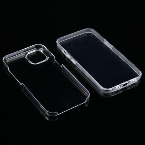 PC + TPU Ultra-mince Case transparent tout-terrain double face pour iPhone 13 SH1252750-04
