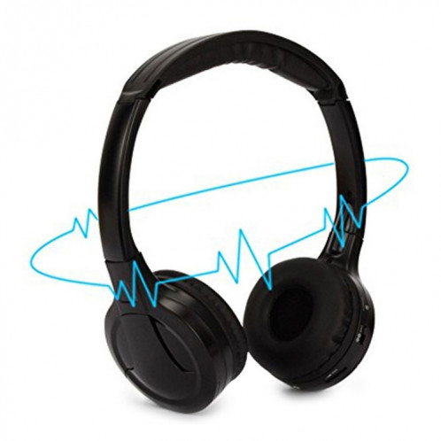 LPT03 Casque sans fil Infrarouge Dual/Single Channel Earphone (Noir) SH650B335-06
