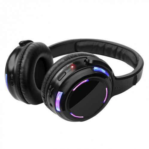 UHF-9 Casque LED Écouteur sans fil à suppression de bruit (Noir) SH651B1658-07