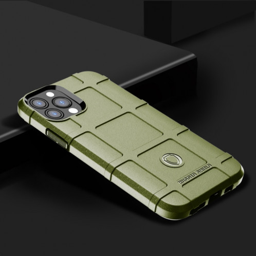 Bouclier robuste Couverture complète Coque TPU antichoc pour iPhone 13 Pro (Vert) SH803G734-07