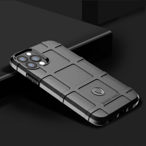 Bouclier robuste Couverture complète Coque TPU antichoc pour iPhone 13 Pro Max (Noir) SH804B102-07