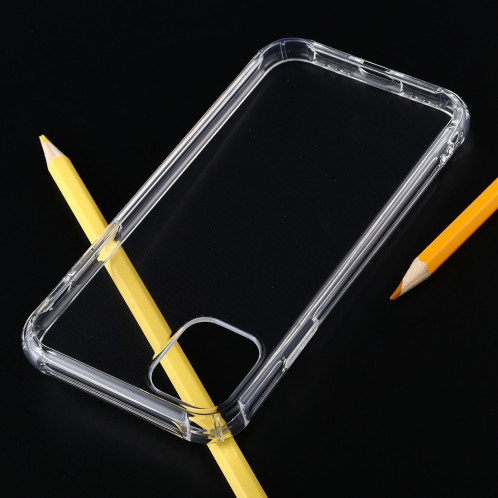 Étui de protection TPU transparent épais antichoc pour iPhone 11 Pro Max (Transparent) SH569T982-04
