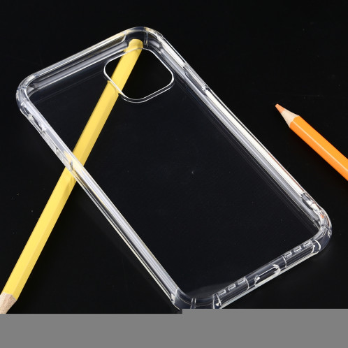 Étui de protection TPU transparent épais antichoc pour iPhone 11 Pro Max (Transparent) SH569T982-04