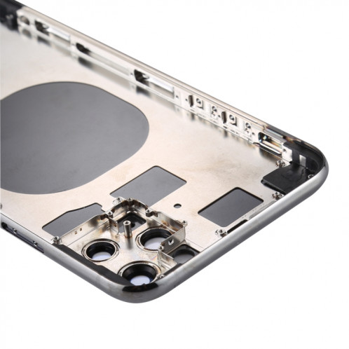 Couvercle arrière du boîtier avec plateau de la carte SIM, touches latérales et objectif de la caméra pour iPhone 11 Pro Max (gris) SH11HL1940-06