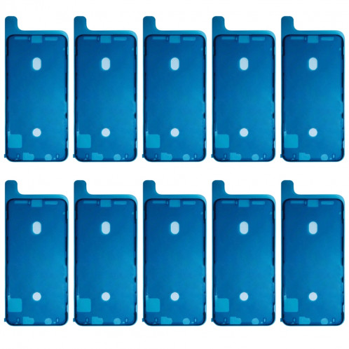 Autocollants adhésifs avec cadre LCD 10 PCS pour iPhone XS Max SH00221646-02