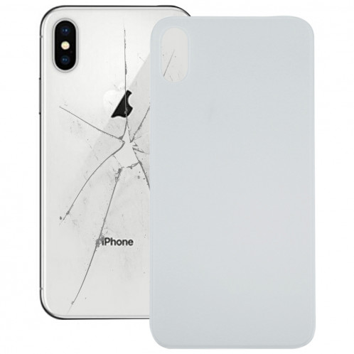 Coque Arrière Batterie Verre pour iPhone XS Max (Blanc) SH61WL1265-04