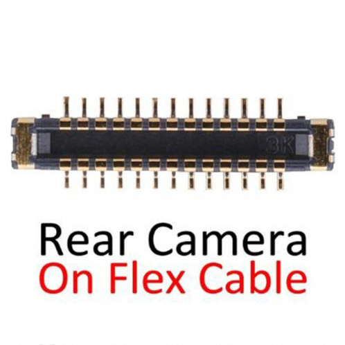Connecteur FPC de la caméra arrière sur câble flexible pour iPhone XS Max SH23121534-04