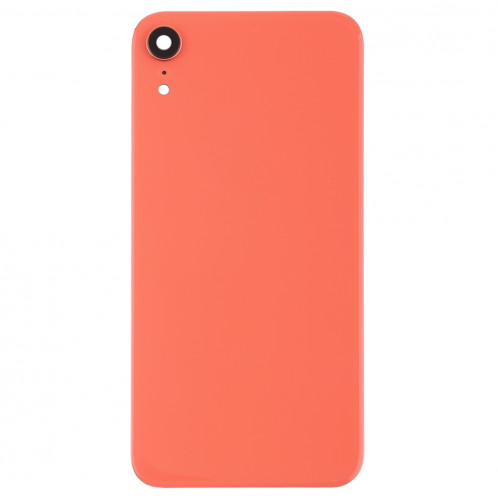 Coque arrière de batterie avec lunette arrière et objectif et adhésif pour iPhone XR (rose) SH26EL842-06