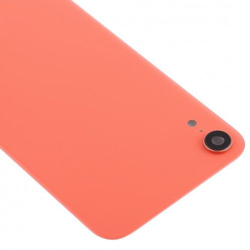 Coque arrière de batterie avec lunette arrière et objectif et adhésif pour iPhone XR (rose) SH26EL842-06