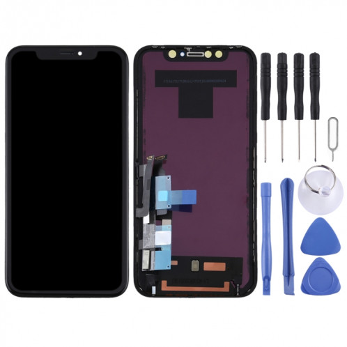 Incell TFT Material LCD Screen et Digitizer Full Assembly pour iPhone XR (Noir) SH129B1287-014