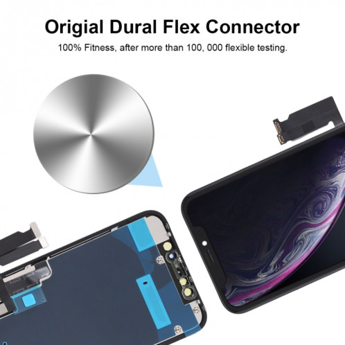 Incell TFT Material LCD Screen et Digitizer Full Assembly pour iPhone XR (Noir) SH129B1287-014