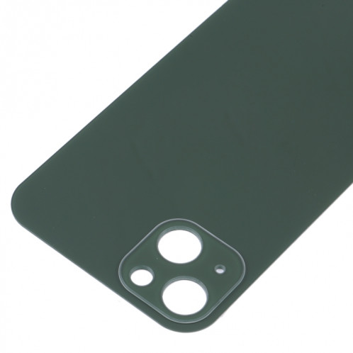Couverture arrière de verre avec apparence imitation d'IP13 pour iPhone XR (vert) SH59GL131-06