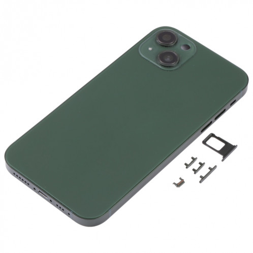 Couvercle de boîtier arrière avec apparence imitation d'IP13 pour iPhone XR (vert) SH63GL1387-06