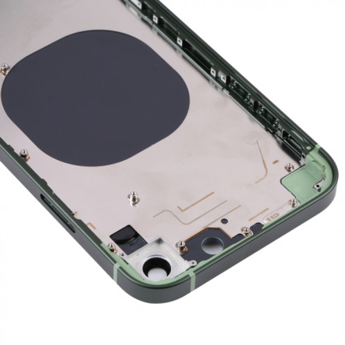 Cadre givré Housse de boîtier au dos avec l'apparence imitation d'IP13 Pro pour iPhone XR (Vert) SH64GL662-06