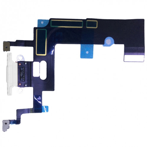 Pour câble flexible de port de charge pour iPhone XR (blanc) SH431W1368-04