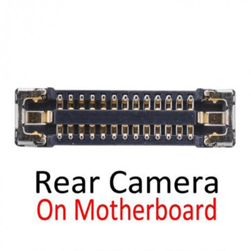 Connecteur FPC de la caméra arrière sur la carte mère pour iPhone XR SH21241690-04