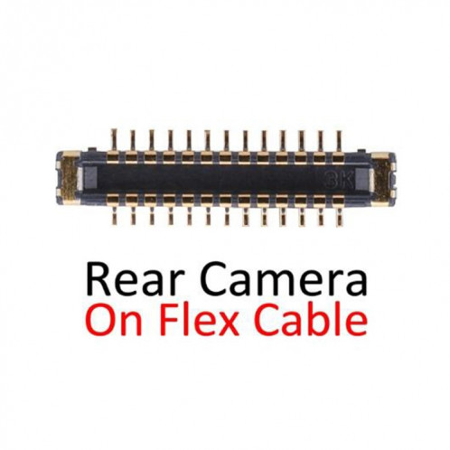 Connecteur FPC de la caméra arrière arrière sur câble flexible pour iPhone XR SH2312506-04