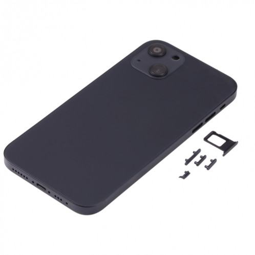 Couvercle de boîtier arrière avec apparence imitation d'IP13 pour iPhone XR (noir) SH71BL690-07