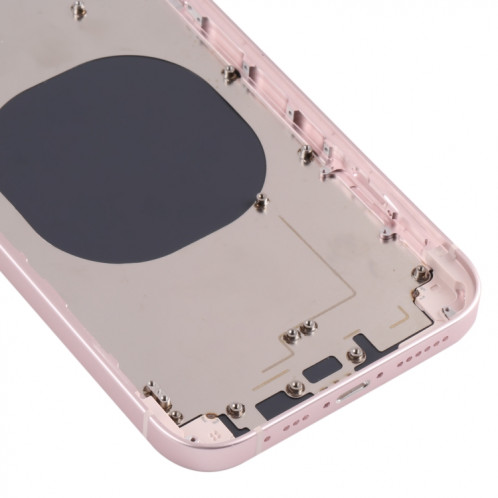 Couvercle de boîtier arrière avec apparence imitation d'IP13 pour iPhone XR (rose) SH71FL663-07