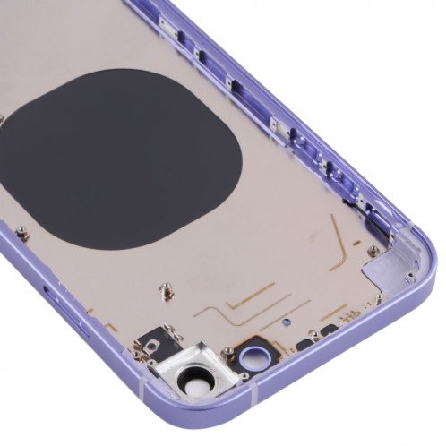 Couvercle de boîtier arrière avec une apparence imitation d'IP13 pour iPhone XR (violet) SH71PL313-07