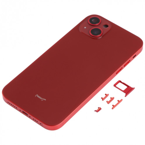 Couvercle de boîtier arrière avec imitation apparence de IP13 pour iPhone XR (rouge) SH71RL1504-07