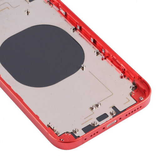 Couvercle de boîtier arrière avec imitation apparence de IP13 pour iPhone XR (rouge) SH71RL1504-07