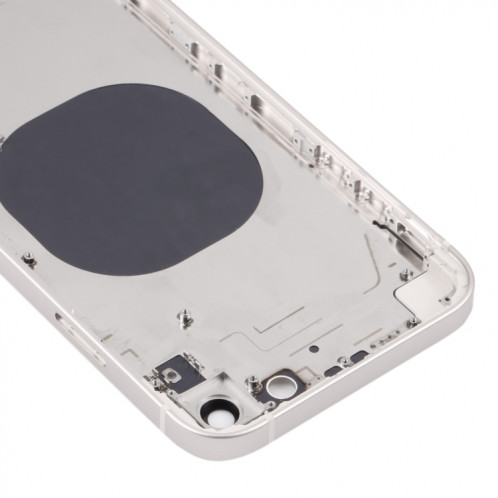Couvercle de boîtier arrière avec apparence imitation d'IP13 pour iPhone XR (blanc) SH71WL1578-07