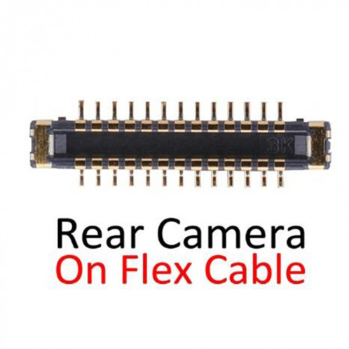 Connecteur FPC de la caméra arrière arrière sur câble flexible pour iPhone XS SH1432839-04