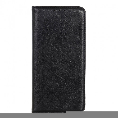 Etui en cuir à rabat horizontal avec texture Crazy Horse pour iPhone 11 Pro Max, avec porte-cartes et porte-cartes (noir) SH020B1315-07