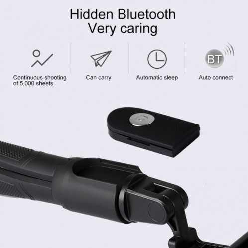 Mai Apparence K06 Trépied multifonction en direct avec télédiffusion mobile Bluetooth avec retardateur (noir) SH581B399-011
