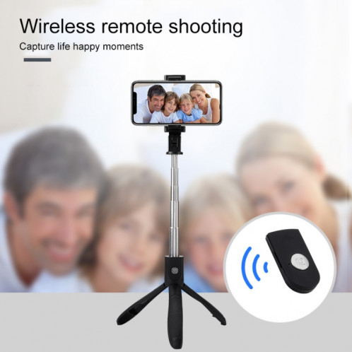 Mai Apparence K06 Trépied multifonction en direct avec télédiffusion mobile Bluetooth avec retardateur (noir) SH581B399-011