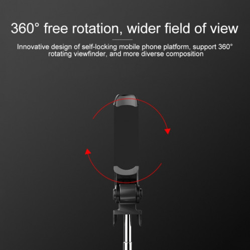 XT-09 Trépied mobile multifonction en direct avec retardateur Bluetooth (noir blanc) SH85BW1586-014
