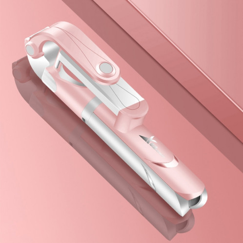 XT-09 Trépied de pôle multifonction en direct avec retardateur Bluetooth mobile (rose) SH585F905-014