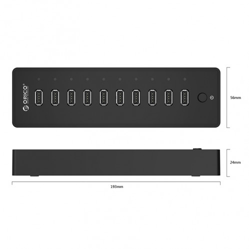 HUB 10 ports USB 2.0 ORICO P10-U2-V1 SO9606978-011