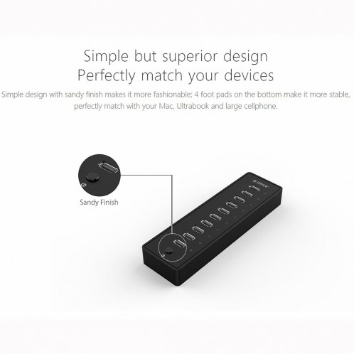 HUB 10 ports USB 2.0 ORICO P10-U2-V1 SO9606978-011